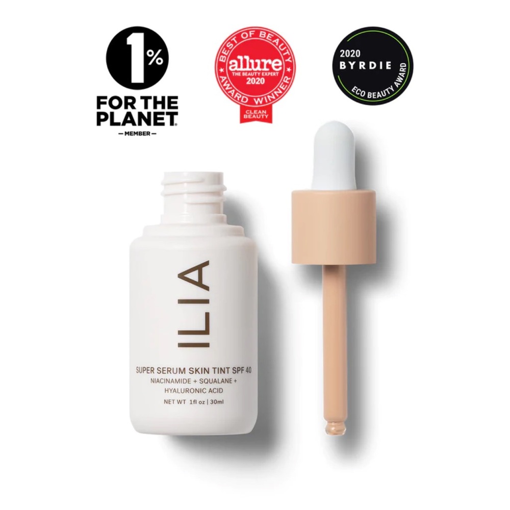 New ILIA Super Serum Skin Tint SPF 40 ST3 Balos